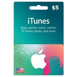 Подарочная карта iTunes 5 доллара США