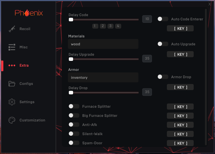 Phoenix cheat. Феникс раст купить.