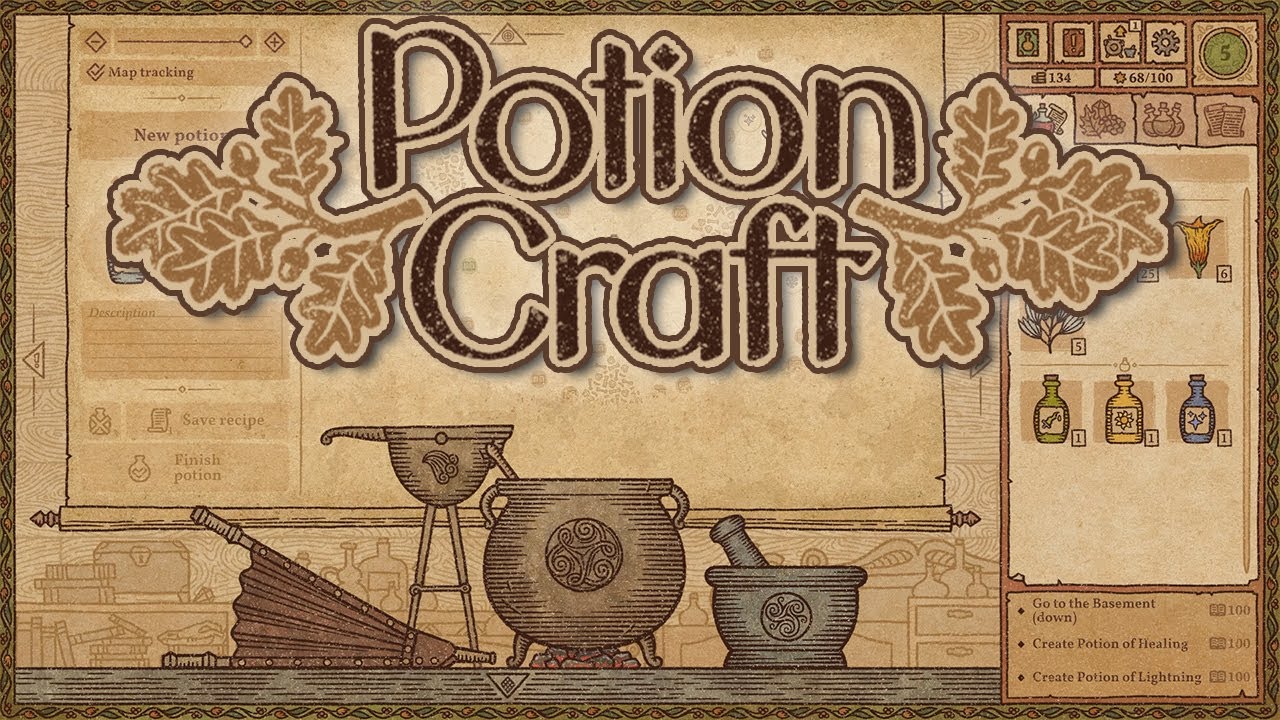 Potion craft карта зелий полная