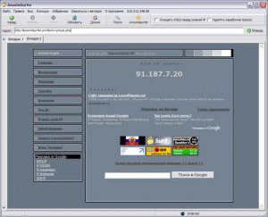 Anonimsurfer 2.2.3 - меняет IP в автоматическом режим