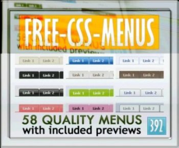 58 отличных CSS Menus