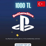 * 1000 TRY (TL) PSN balance in Turkey*