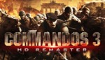 Commandos 3 HD Remaster Steam ключ Global RU/CIS РФ СН