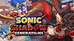 SONIC X SHADOW GENERATIONS ключ RU/CIS РФ СНГ + TR