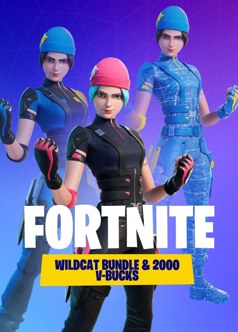 Buy (fortnite) - Wildcat Bundle & 2000 V-bucks And Download