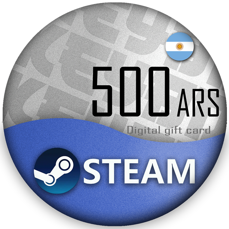 Steam Wallet 500 ARS card (Argentina)