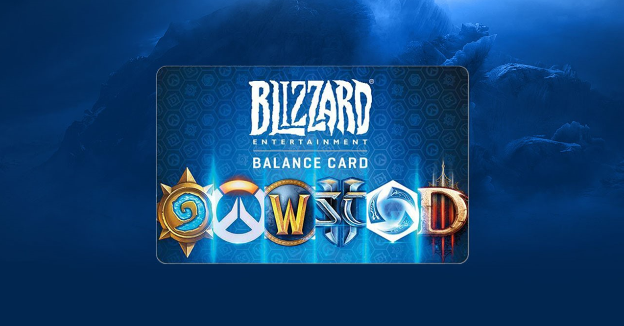 Подарочная карта blizzard battle net