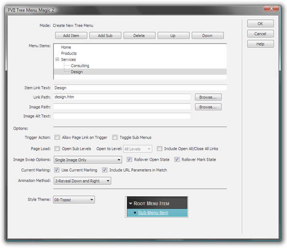 Tree Menu Magic 2 v2.1.0 For Dreamweaver