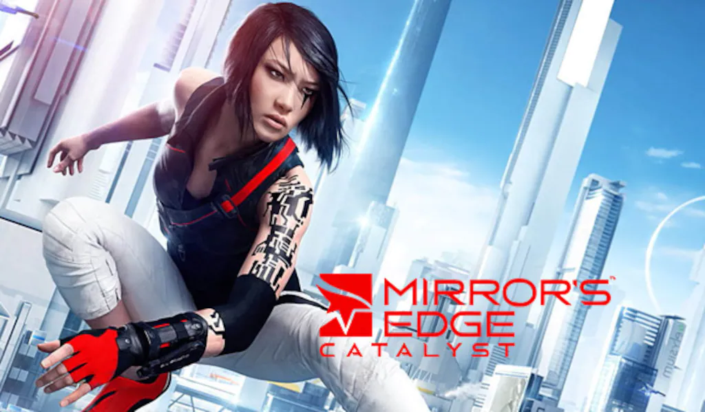 Миррор отзывы. Mirror's Edge. Мирорс эдге Кира. Mirror's Edge Catalyst. Mirrors Edge 460x215.