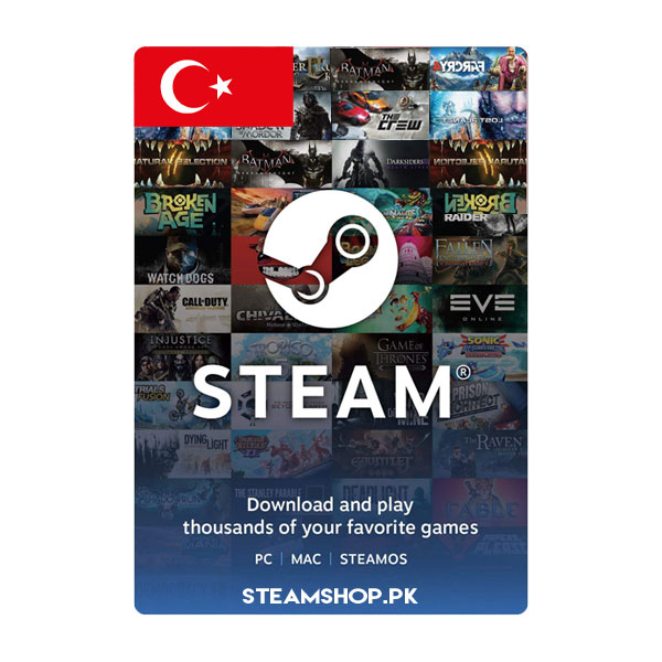 Карта оплаты steam турция