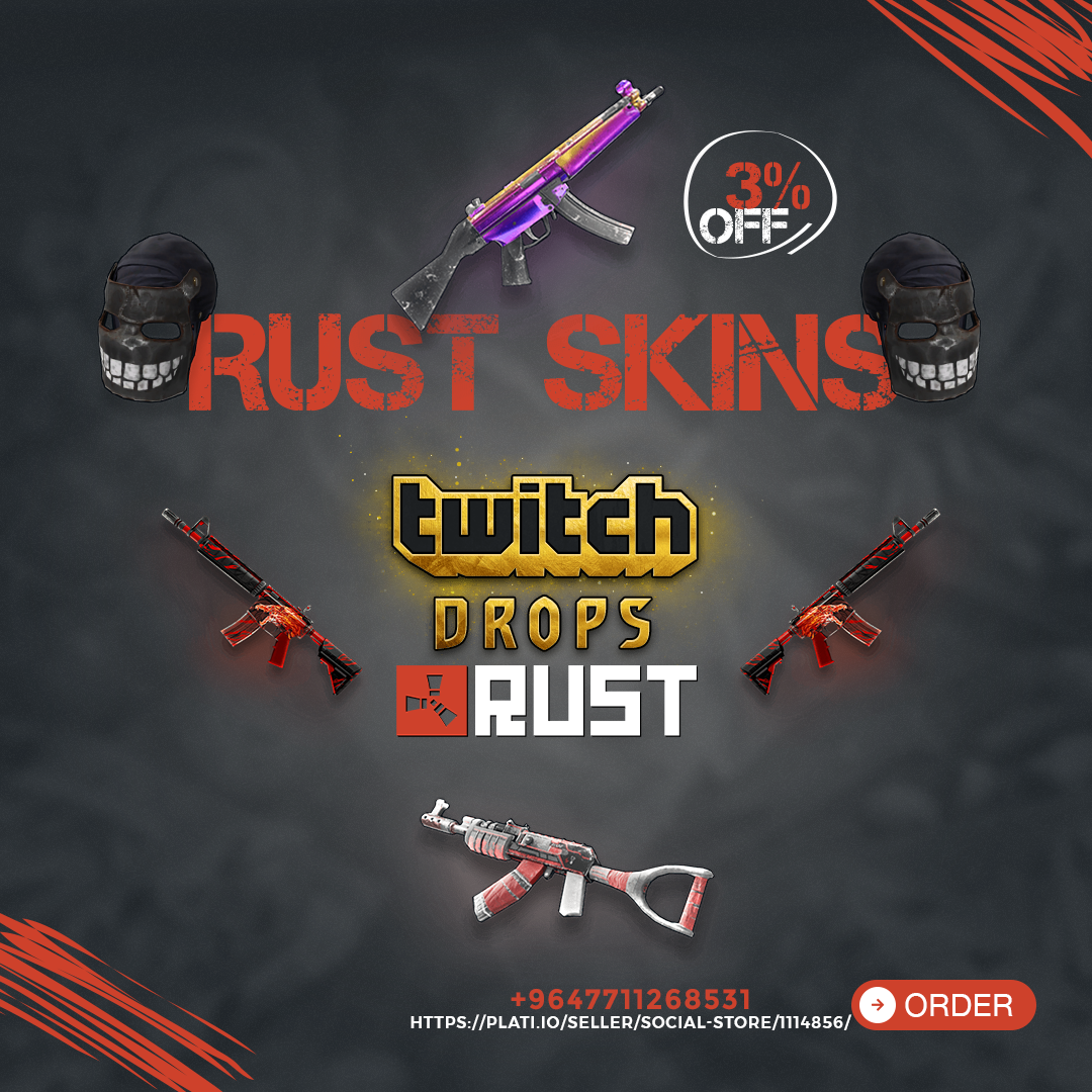 Buy Rust Skins︱Twitch Drops︱Round 24︱8 Skins︱+ GIFT 🎁 cheap, choose