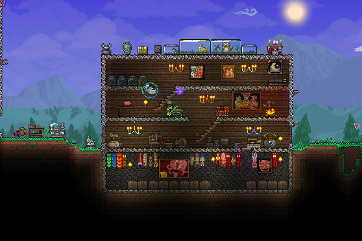 Terraria на чем крафт глаза фото 102