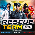 Rescue Team 911 Simulator - Ambulance, Police, Firefigh