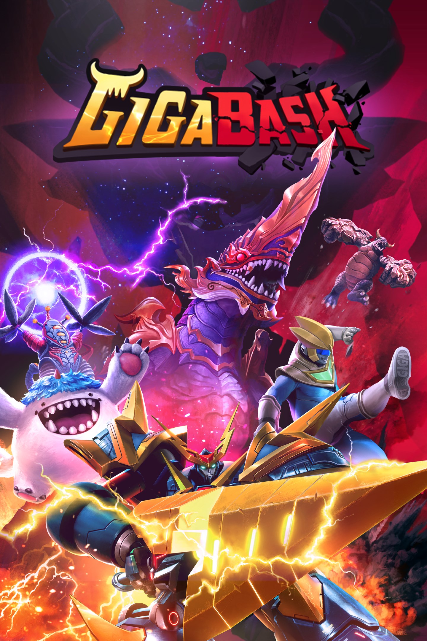 Гигабаш. Gigabash Титаны. Giga Bash. Godzilla ps4 игра.