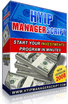 HYIP Manager Script 2009