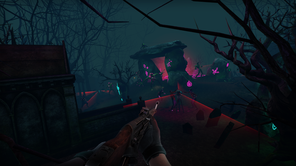 Drop dead the cabin. Zombie Cabin VR.