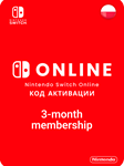 Nintendo Switch Online 3 месяца Польша