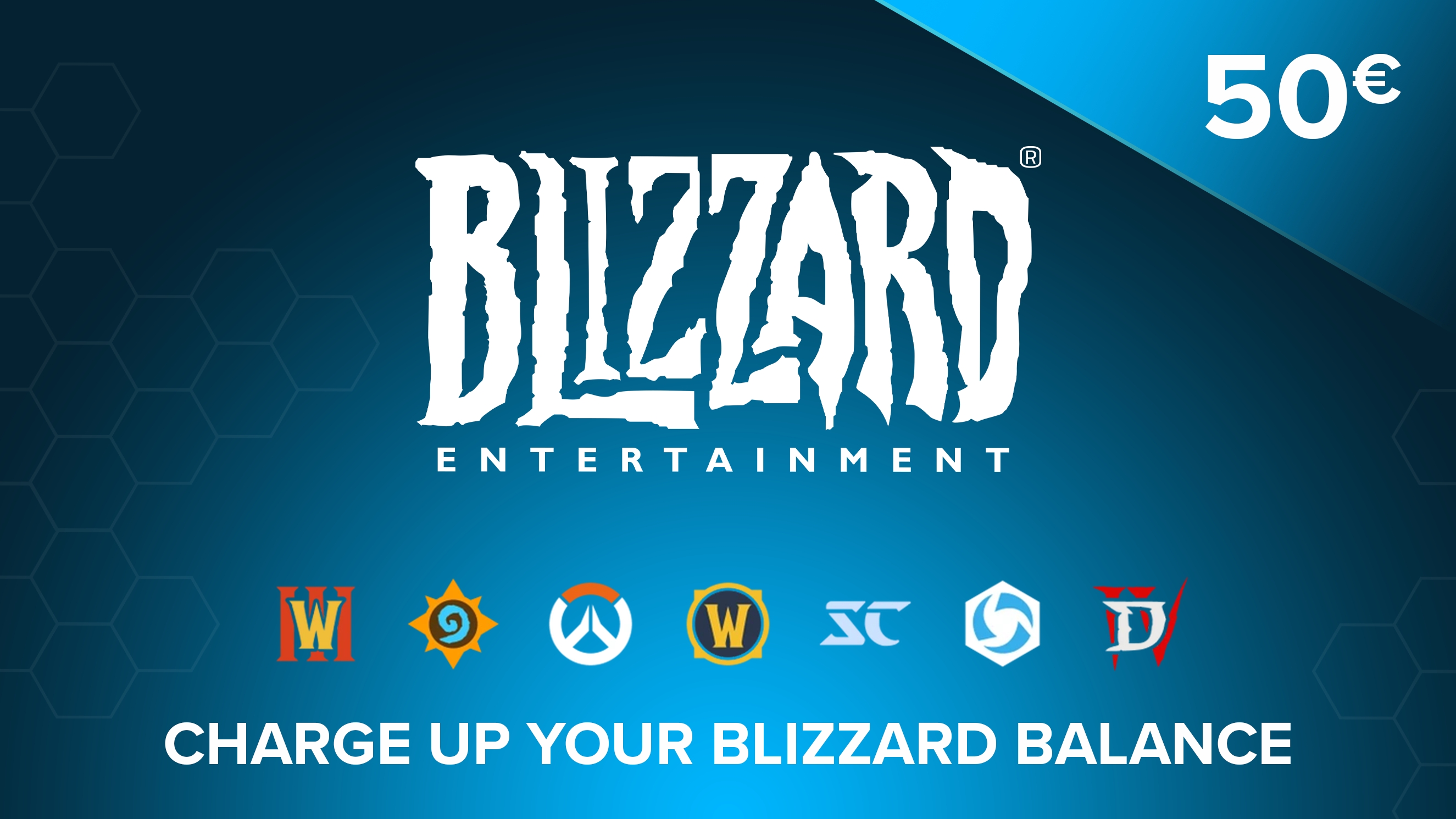 Blizzard карта пополнения