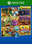 *CRASH + SPYRO TRIPLE PLAY BUNDLE*XBOX ONE/X|S*КЛЮЧ