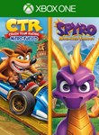 *CRASH TEAM RACING NITRO-FUELED + SPYRO GAME BUNDLE**