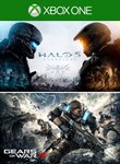 *GEARS OF WAR 4 AND HALO 5: GUARDIANS BUNDLE*XBOX **