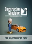 *CONSTRUCTION SIMULATOR - CAR & BOBBLEHEAD PACK*XBO