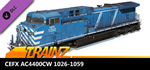 Trainz 2022 DLC - CEFX AC4400CW #1026-1059