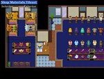 RPG Maker MZ - Shop Materials Tileset - Interior / Exte