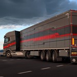 Euro Truck Simulator 2 Modern Lines Paint Jobs PackАВТО