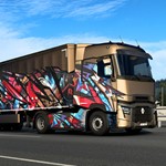 *Euro Truck Simulator 2 Street Art Paint Jobs PackАВТО