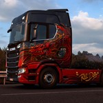 *Euro Truck Simulator 2 Street Art Paint Jobs PackАВТО