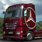 *Euro Truck Simulator 2 Actros Tuning Pack АВТО РФ/МИР