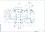 Чертеж редуктор цилиндрический. Сборочный и СП