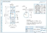 Чертеж редуктор цилиндрический косозубый. Сборочный