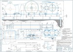 Чертеж привода в компасе (ременная, редуктор, цепная)