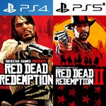 Red Dead Redemtetion + RDR2-PS4|5 П2 Аренда от 7 дней