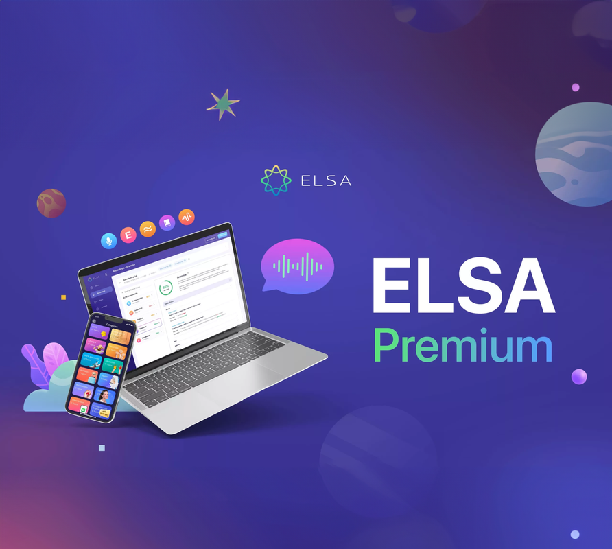 Buy ELSA SPEAK PREMIUM AI 1 YEAR ON YOUR ACCOUNT Cheap Choose From 