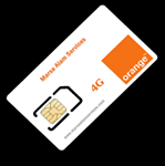 Европейсая eSIM ORANGE Франция для Интернета в ЕС -12ГБ