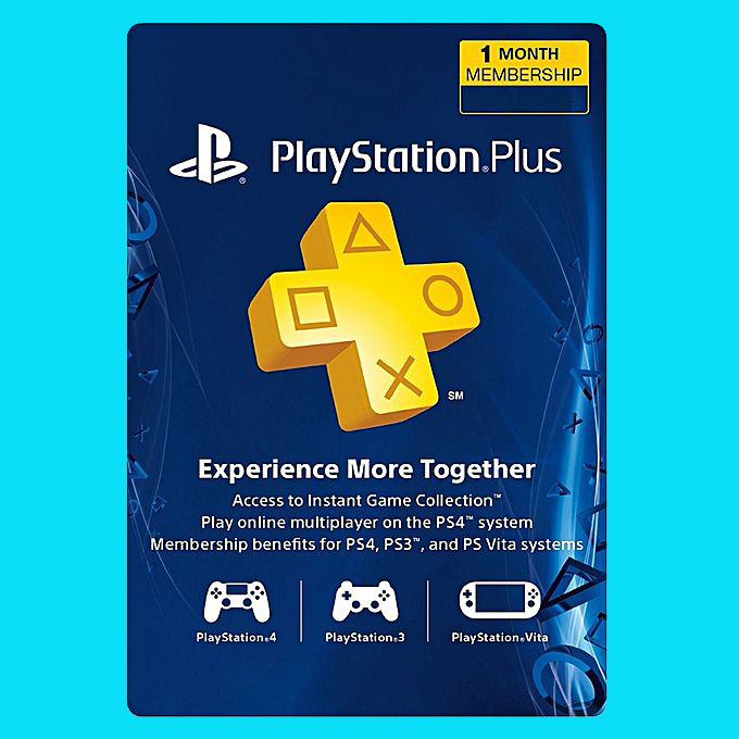 playstation plus card one month