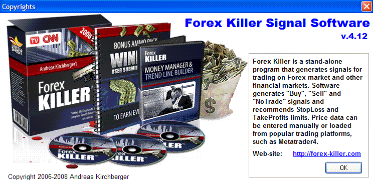 Forex Killer V.4.12 Система создания торговых сигналов.