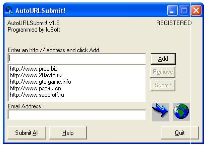 Auto URL Submit 1.6