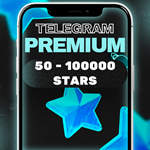 ** Telegram Stars * 50 - 100000 Звёзды * Подарком