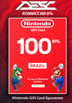 * Карта Nintendo eShop * BRAZIL * 100 BRL