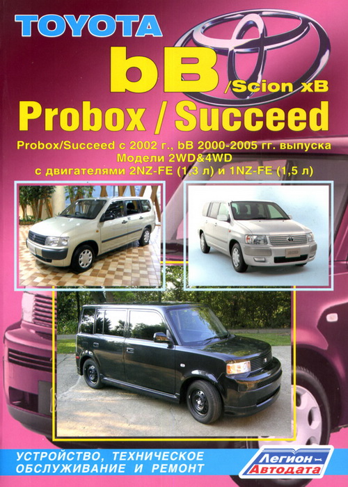 TOYOTA bB 2000-2005 / TOYOTA PROBOX / SUCCEED с 2002