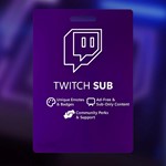 * ПОДАРОЧНАЯ ПОДПИСКА TWITCH * 1-3-6 МЕСЯЦЕВ *