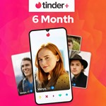 ** TINDER PLUS 6 МЕСЯЦЕВ * ПРОМОКОД *** *ГЛОБАЛЬ