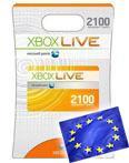 XBOX LIVE - EURO - Предоплаченная карта 2100 points