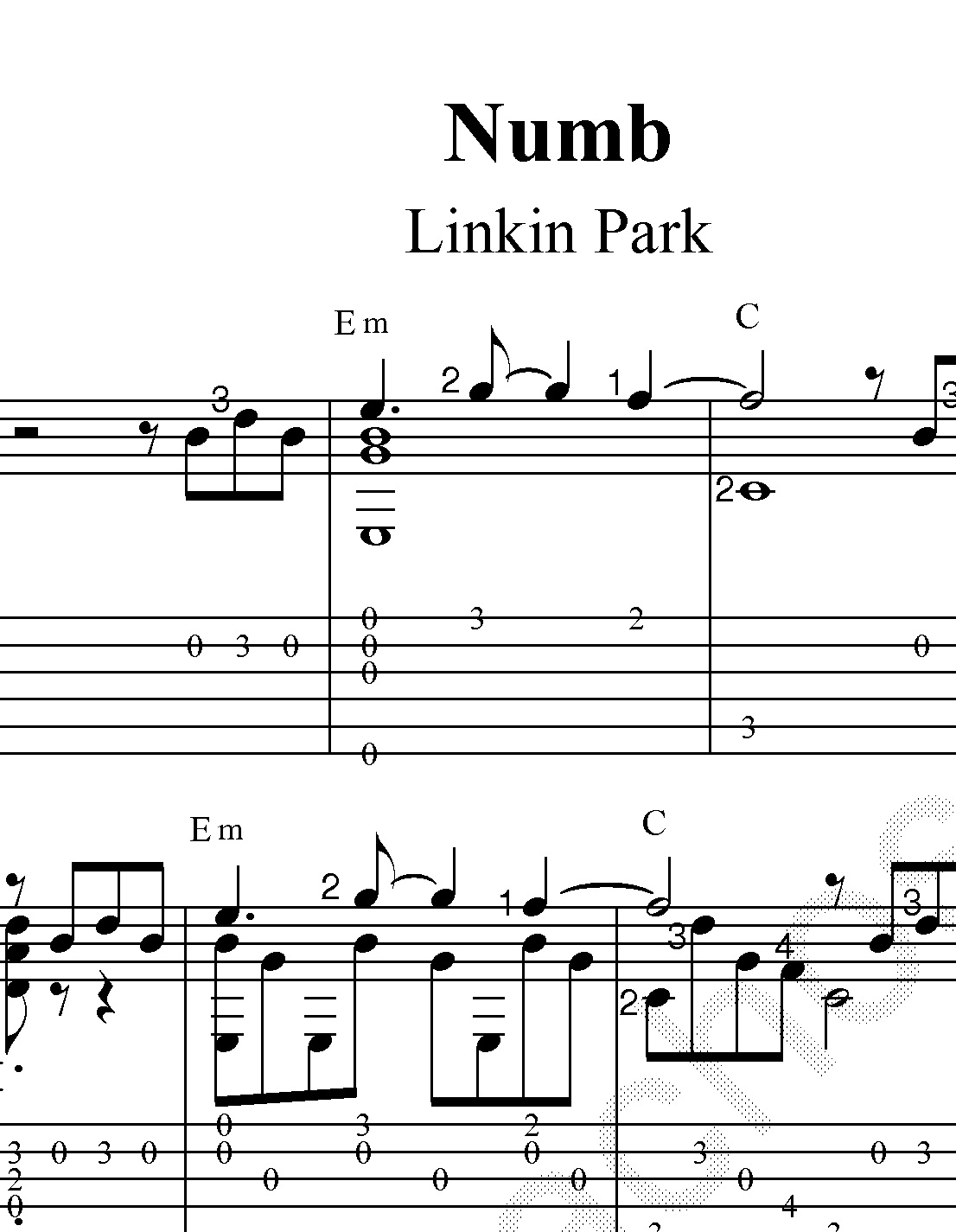 Линкин парк намб. Линкин парк намб табы. Табулатура Linkin Park Numb. Numb Linkin Park табы для гитары.