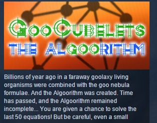 GooCubelets: The Algoorithm ( Steam Key / Region Free )