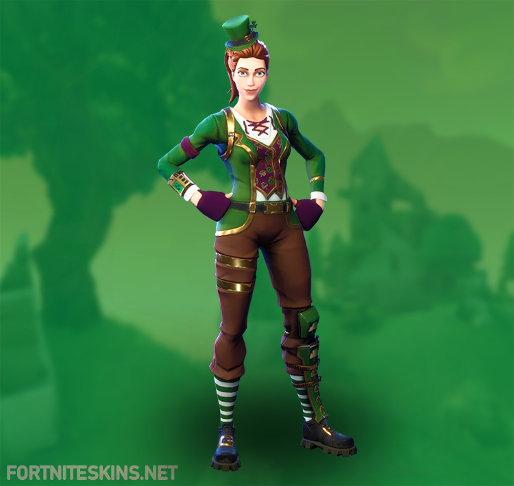 description fortnite epic gear sgt green clover - fortnite green